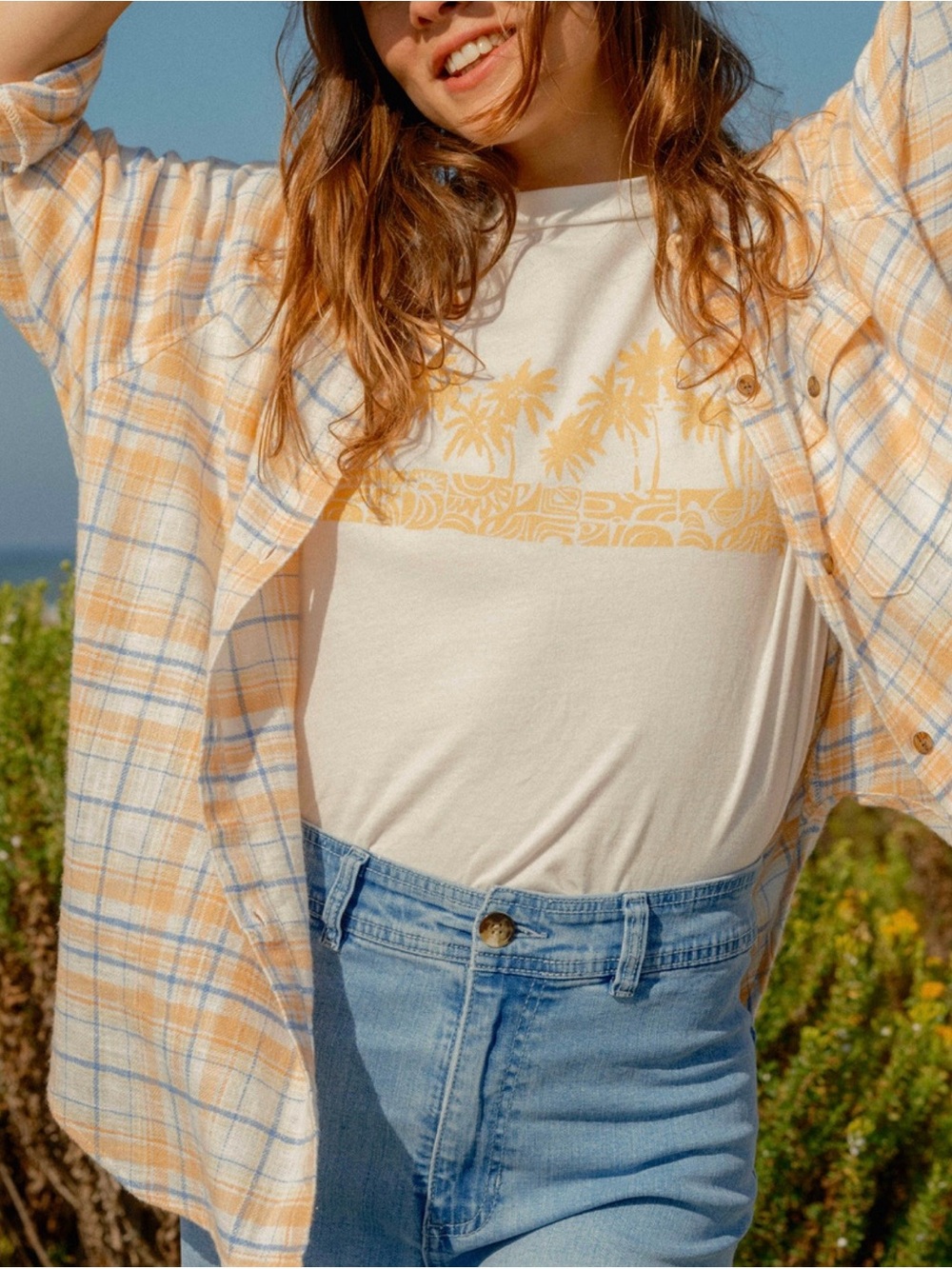 Billabong Plaid Buttondown Sz Small
